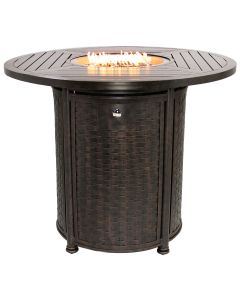 OUTDOOR PATIO 50" Round Bar Height Fire Table - Series 4000